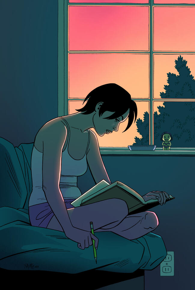 Lines: Jaime Hernandez